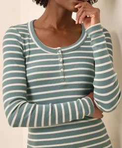 Organic Easy Rib Slim Henley