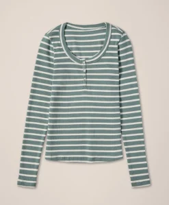 Organic Easy Rib Slim Henley