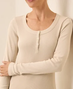 Organic Easy Rib Slim Henley