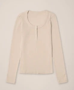 Organic Easy Rib Slim Henley