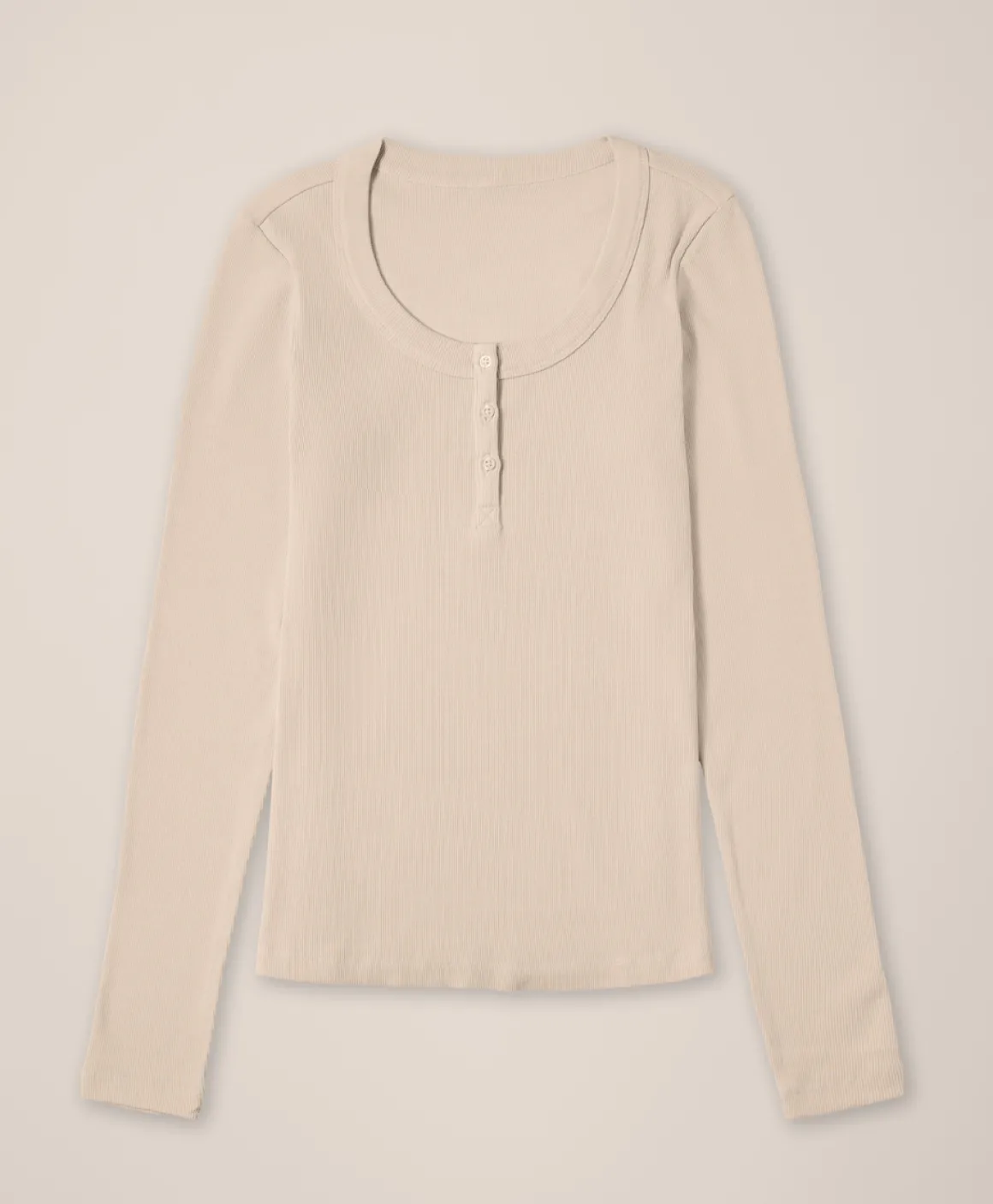 Organic Easy Rib Slim Henley