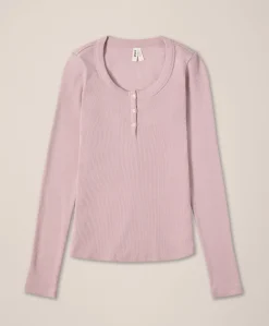Organic Easy Rib Slim Henley