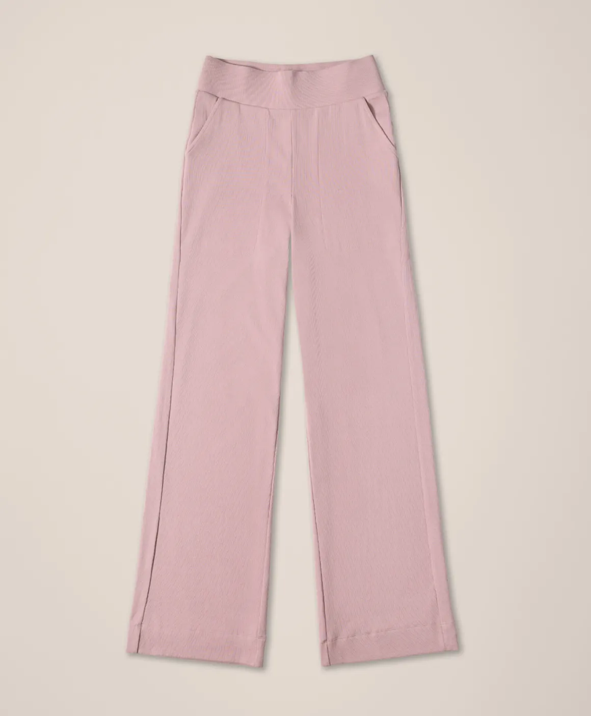 Organic Easy Rib Wide Leg Lounge Pant