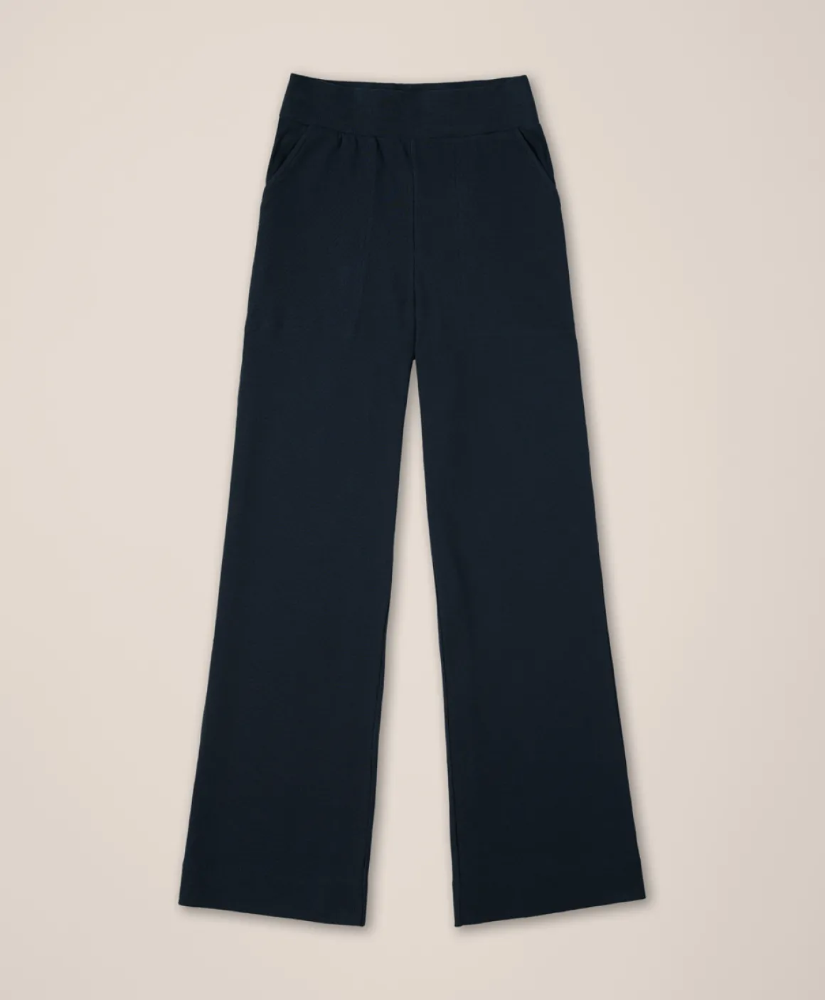 Organic Easy Rib Wide Leg Lounge Pant