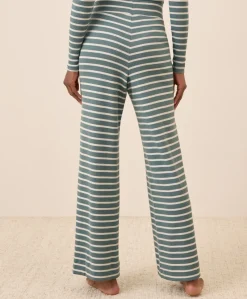 Organic Easy Rib Wide Leg Lounge Pant