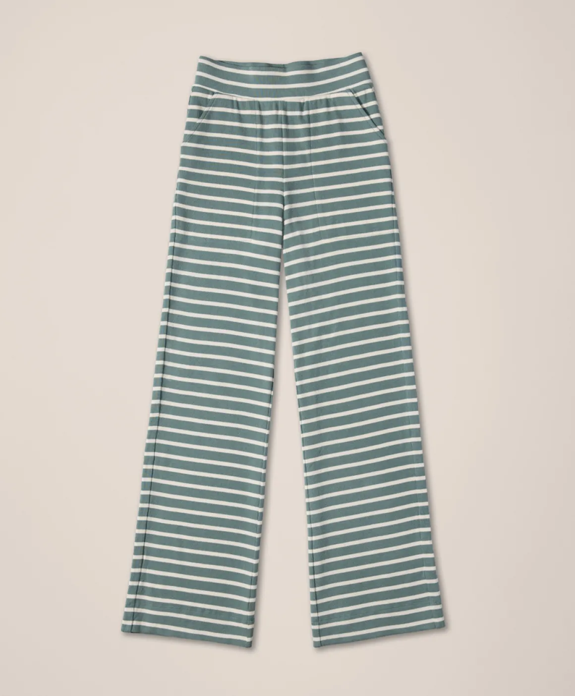 Organic Easy Rib Wide Leg Lounge Pant