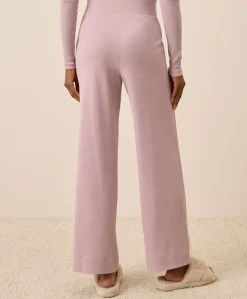 Organic Easy Rib Wide Leg Lounge Pant