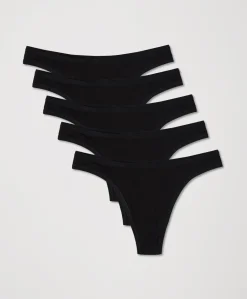 Organic Everyday Classic Fit Thong 5-Pack