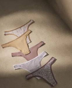Organic Everyday Classic Fit Thong 5-Pack