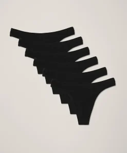 Organic Everyday Classic Fit Thong 6-Pack