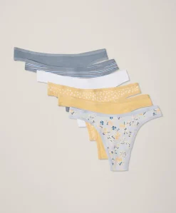 Organic Everyday Classic Fit Thong 6-Pack