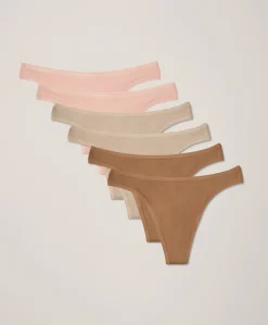 Organic Everyday Classic Fit Thong 6-Pack