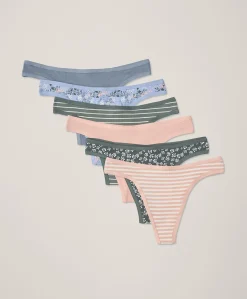 Organic Everyday Classic Fit Thong 6-Pack