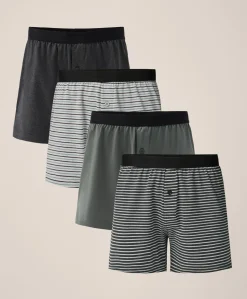 Organic Everyday Knit Boxer 4-Pack
