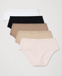 Organic Everyday Mid Rise Hipster 5-Pack