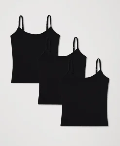 Organic Everyday Shelf Bra Cami 3-Pack