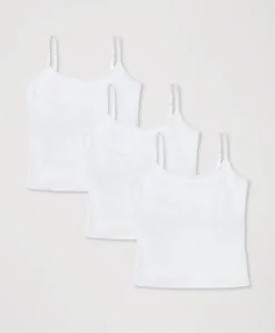 Organic Everyday Shelf Bra Cami 3-Pack