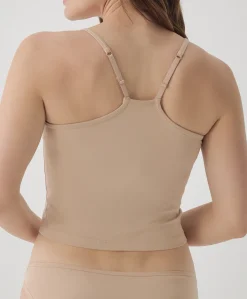 Organic Everyday Shelf Bra Cropped Camisole