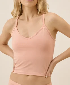 Organic Everyday Shelf Bra Cropped Camisole