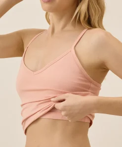 Organic Everyday Shelf Bra Cropped Camisole