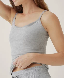 Organic Everyday Shelf Bra Long Camisole