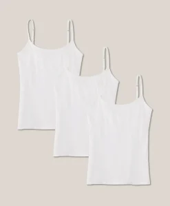Organic Everyday Shelf Bra Long Camisole 3-Pack