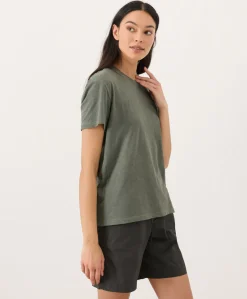 Organic Featherweight Slub Relaxed Crewneck Tee