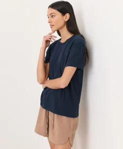 Organic Featherweight Slub Relaxed Crewneck Tee