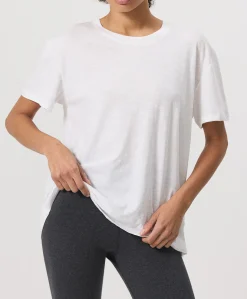 Organic Featherweight Slub Relaxed Crewneck Tee
