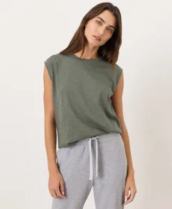 Organic Featherweight Slub Relaxed Muscle Tee