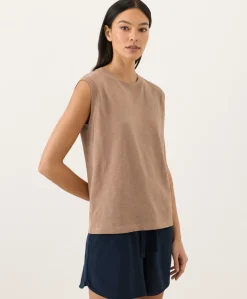 Organic Featherweight Slub Relaxed Muscle Tee