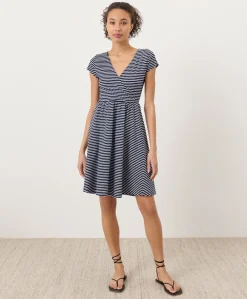 Organic Fit & Flare Crossover Dress