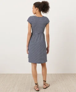 Organic Fit & Flare Crossover Dress