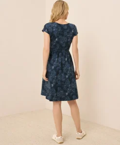 Organic Fit & Flare Crossover Dress