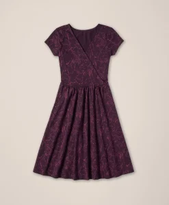 Organic Fit & Flare Crossover Dress