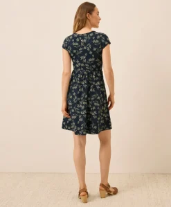 Organic Fit & Flare Crossover Dress