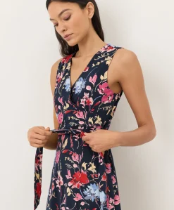 Organic Fit & Flare Easy V-Neck Dress