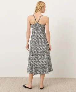 Organic Fit & Flare Midi Dress