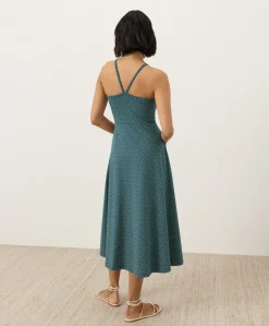 Organic Fit & Flare Midi Dress