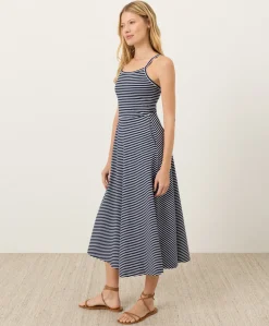 Organic Fit & Flare Midi Dress