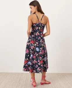 Organic Fit & Flare Midi Dress
