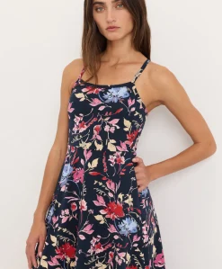 Organic Fit & Flare Midi Dress