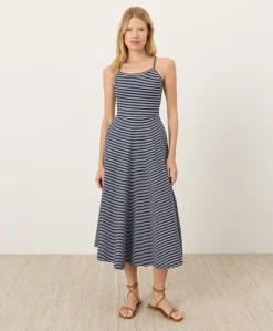Organic Fit & Flare Midi Dress