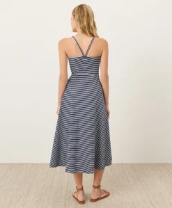 Organic Fit & Flare Midi Dress