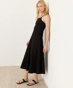 Organic Fit & Flare Midi Dress