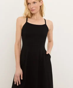 Organic Fit & Flare Midi Dress