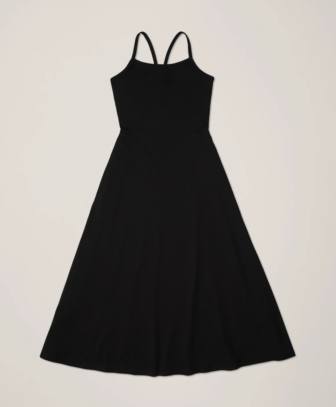 Organic Fit & Flare Midi Dress