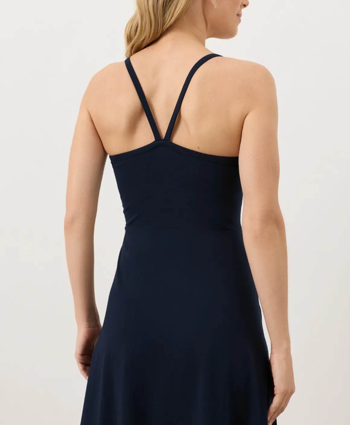 Organic Fit & Flare Midi Dress