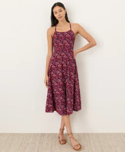 Organic Fit & Flare Midi Dress