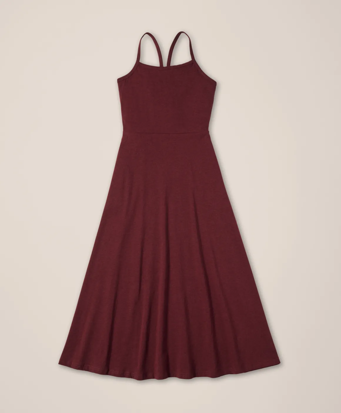 Organic Fit & Flare Midi Dress
